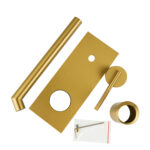 CADDENCE Series Brushed Brass Spout Mixer Trim Kit Only (match CLPS)