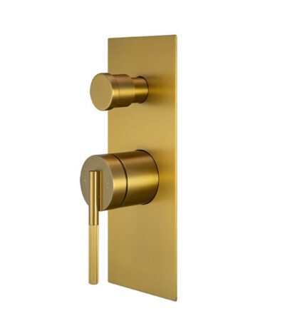 CADDENCE - Brushed Brass Diverter Mixer