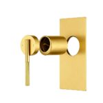 CADDENCE Series Brushed Brass Wall Mixer Trim Kit Only (match CLPM)