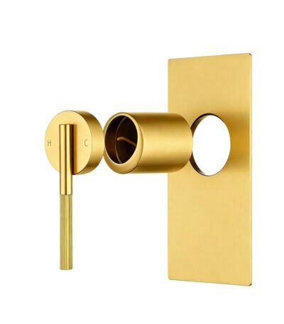 CADDENCE Series Brushed Brass Wall Mixer Trim Kit Only (match CLPM)