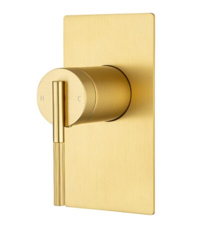 CADDENCE Series Brushed Brass Wall Mixer