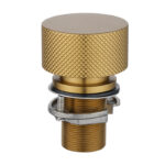 MOON - Brushed Brass Swivel Basin Mixer