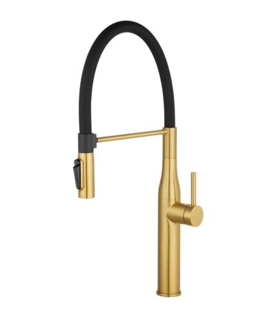Brushed Brass Kitchen Mixer