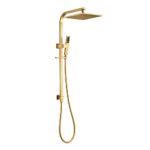 10" Brushed Brass Shower Station