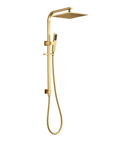 10" Brushed Brass Shower Station