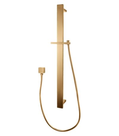 Brushed Brass Shower Rail