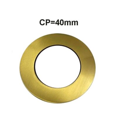 Brushed Brass Cover Plate 40mm