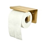 IVANO Series Brushed Brass Toilet Paper Holder