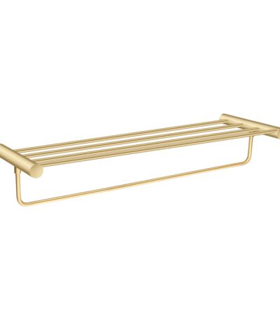 Brushed Brass Shower Shelf