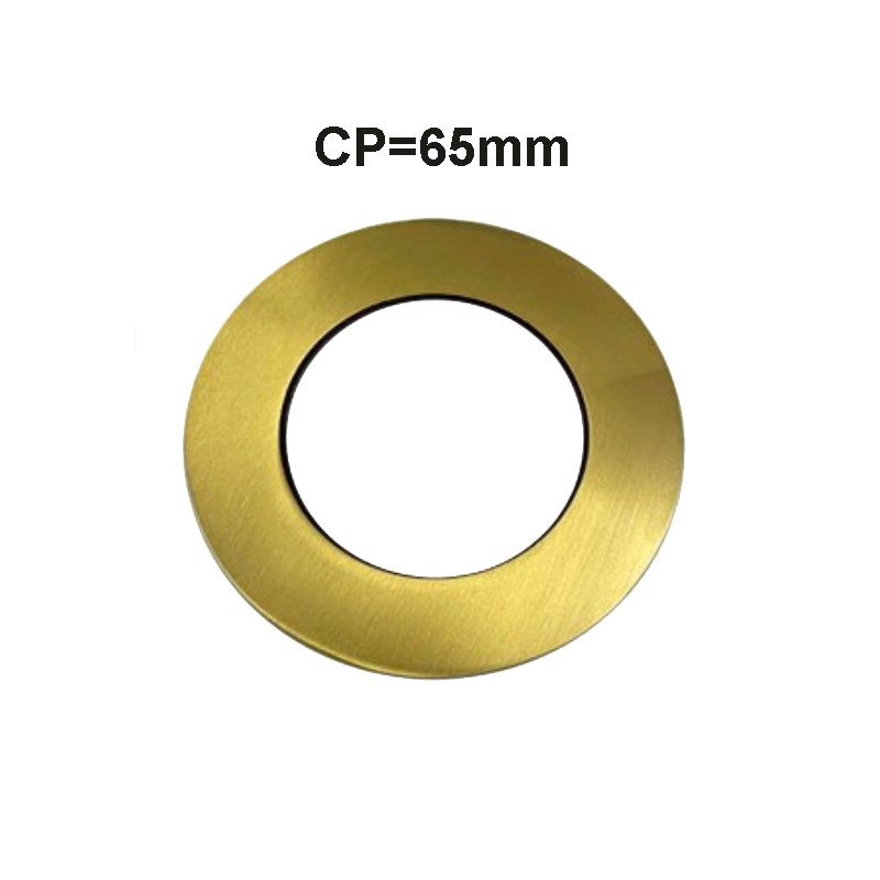 Brushed Brass Cover Plate 65mm 1 Brushed Brass Cover Plate 65mm