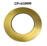 Brushed Brass Cover Plate 65mm