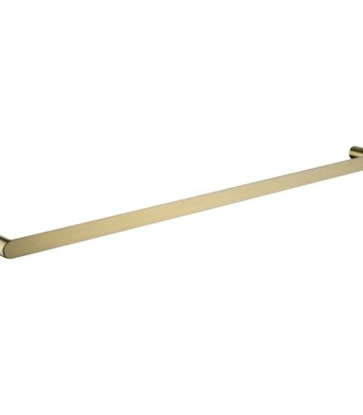 RUSHY - 800mm Brushed Brass Single Towel Rail