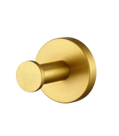LUCID PIN - Brushed Brass Robe Hook