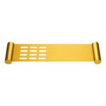 LUCID PIN Series Brushed Brass Stainless Steel Towel Shelf