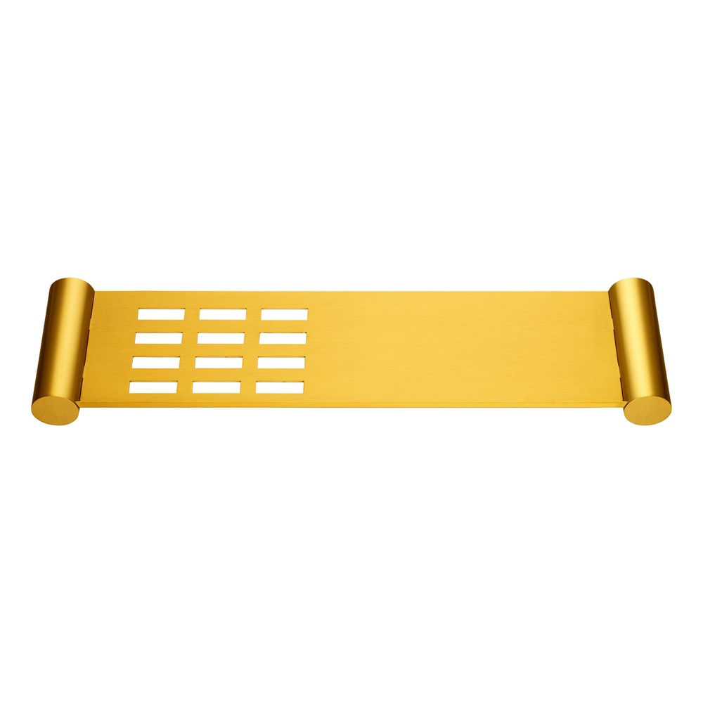 LUCID PIN Series Brushed Brass Stainless Steel Towel Shelf 1 LUCID PIN Series Brushed Brass Stainless Steel Towel Shelf