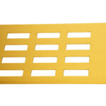 LUCID PIN Series Brushed Brass Stainless Steel Towel Shelf
