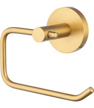 LUCID PIN - Brushed Brass Toilet Paper Holder