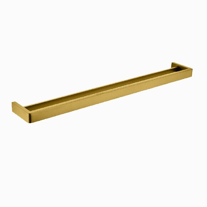 IVANO - 800mm Brushed Brass Double Towel Rail 1 IVANO - 800mm Brushed Brass Double Towel Rail