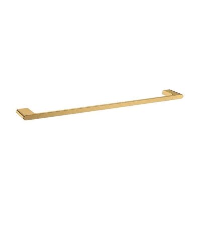 VOG - 600mm Brushed Brass Single Towel Rail