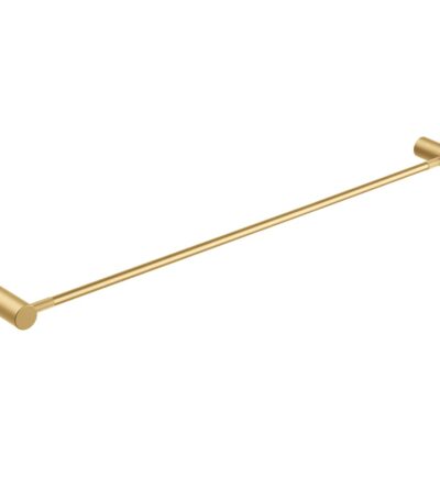 CADDENCE - 800mm Brushed Brass Single Towel Rail