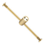 CADDENCE - Brushed Brass Toilet Paper Holder