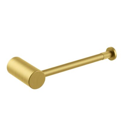 CADDENCE - Brushed Brass Single Toilet Paper Holder