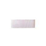 Bergen 1200mm Matte White Wall Hung Fluted Cabinet (Double Bowls)