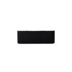 Bergen 1200mm Matte Black Wall Hung Fluted Cabinet (Double Bowls)