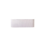 Bergen 1200mm Matte White Wall Hung Fluted Cabinet (Double Bowls)