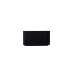 Bergen 750mm Matte Black Wall Hung Fluted Vanity