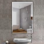 750x600mm Bevel Edge Rectangle Plain Mirror