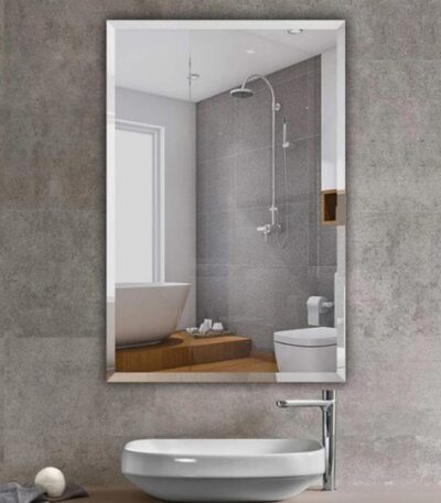 900x750mm Bevel Edge Rectangle Plain Mirror