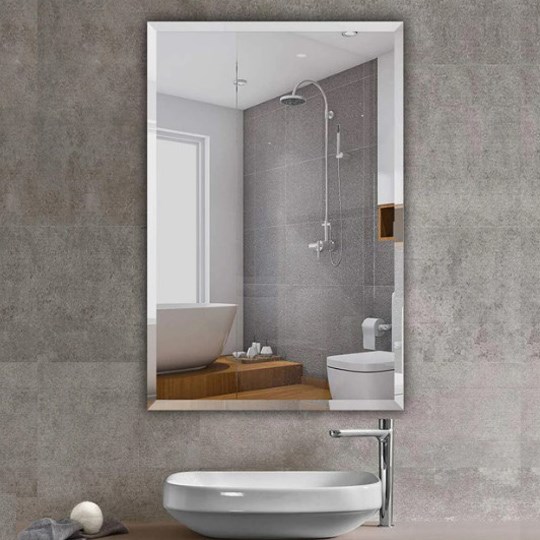 900x750mm Bevel Edge Rectangle Plain Mirror 1 900x750mm Bevel Edge Rectangle Plain Mirror