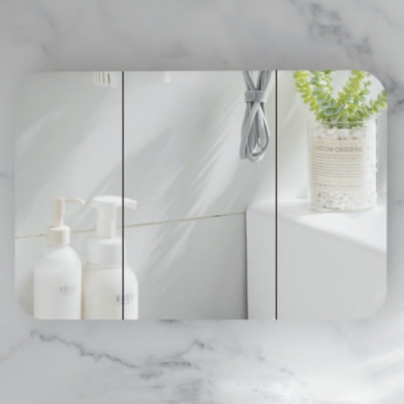 1200*800*150mm Carysil Grand Matte White Melamine Plywood Shaving Cabinet(Three Doors) 1 1200*800*150mm Carysil Grand Matte White Melamine Plywood Shaving Cabinet(Three Doors)