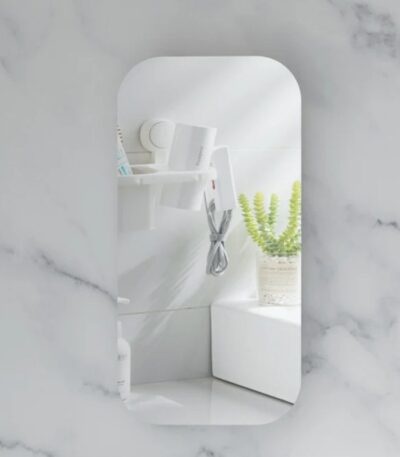450*900*150mm Carysil Earls Matte White Melamine Plywood Squircle Shaving Cabinet(Single Door)