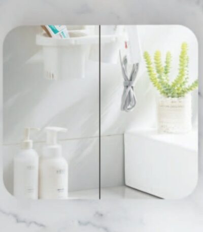 900*800*150mm Carysil Grand Matte White Melamine Plywood Shaving Cabinet(Double Doors)