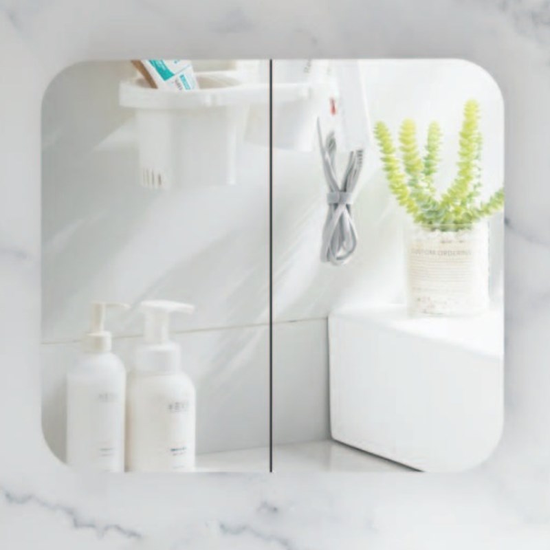 900*800*150mm Carysil Grand Matte White Melamine Plywood Shaving Cabinet(Double Doors) 1 900*800*150mm Carysil Grand Matte White Melamine Plywood Shaving Cabinet(Double Doors)