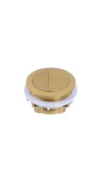 Round Brushed Gold Cistern Dual Flush Button(for Two-piece Toilet)