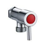 Round Chrome Water Stop Valves (One Pair)