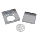 115x115mm Chrome Tile Insert Drain
