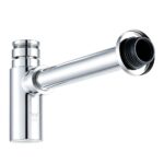 Round Chrome Bottle Trap G1 1/2"