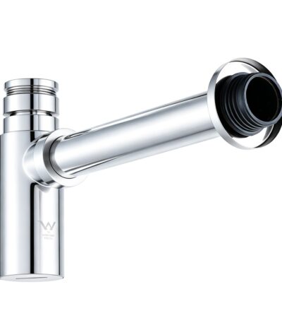 Round Chrome Bottle Trap G1 1/2"