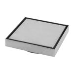 120x120mm Chrome Tile Insert Drain