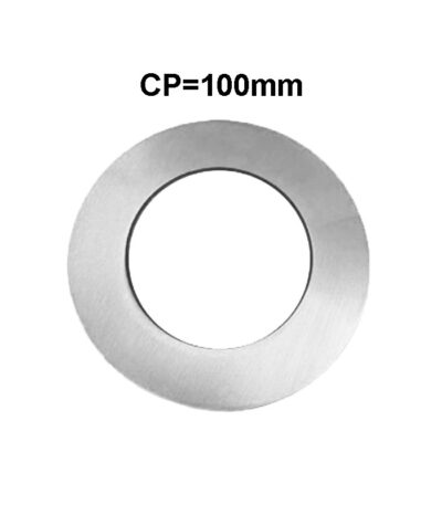 Round Chrome Cover Plate 100mm