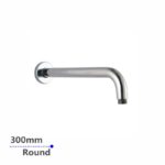 400mm Chrome Wall Shower Arm