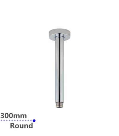 300mm Chrome Ceiling Shower Arm