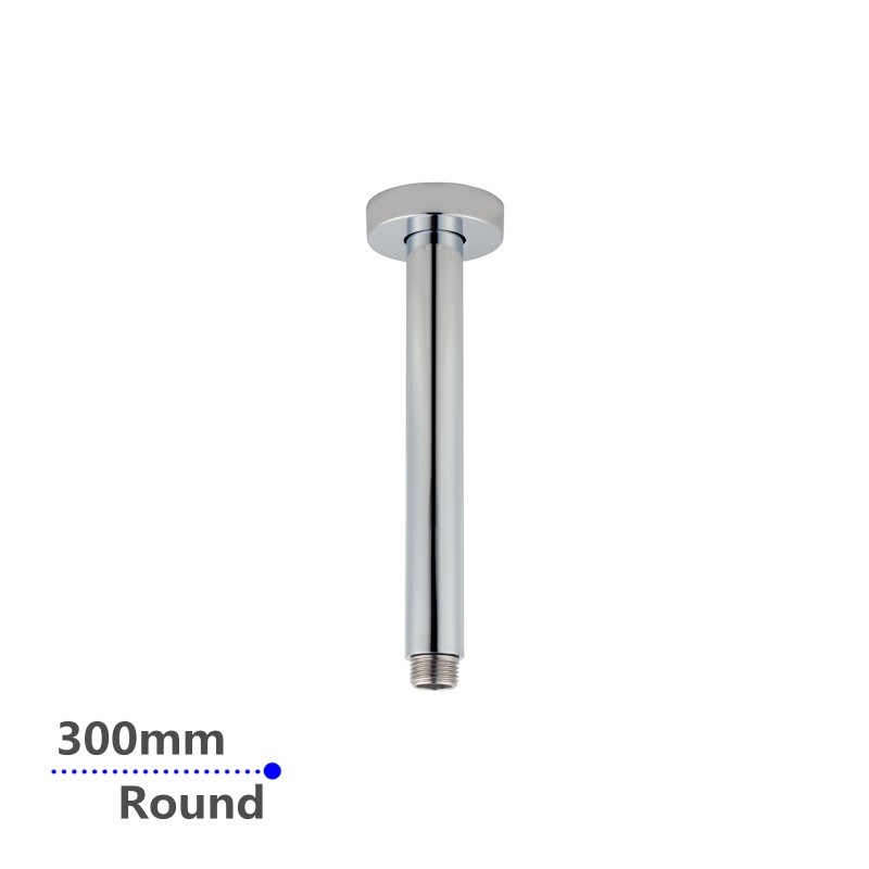300mm Chrome Ceiling Shower Arm