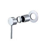 LUCID PIN Chrome Wall Mixer Trim Kit Only (match CLPM)