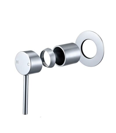 LUCID PIN Chrome Wall Mixer Trim Kit Only (match CLPM)