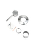 LUCID PIN Chrome Wall Mixer Trim Kit Only (match CLPM)